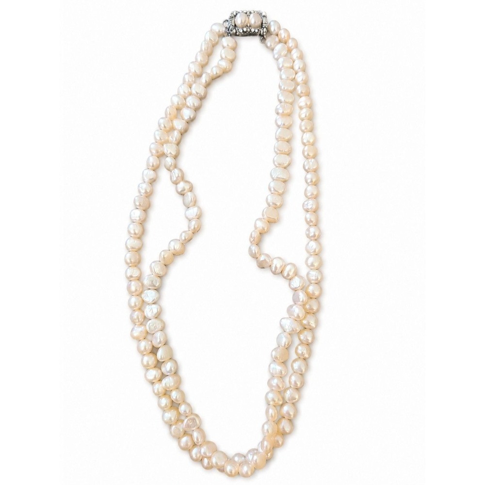 ⚜️47. Vendome Double Strand Culture Pearl Necklace ⚜️
